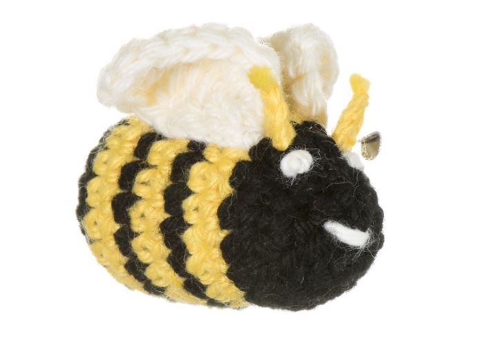 Crochet Bumble Bee Brooch
