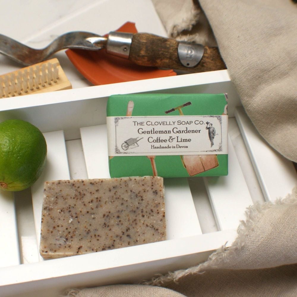 Gentleman's Gardener Coffee and Lime Exfoliating Soap – The Box