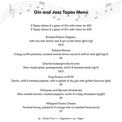 Gin and Jazz - Saturday 30 May
