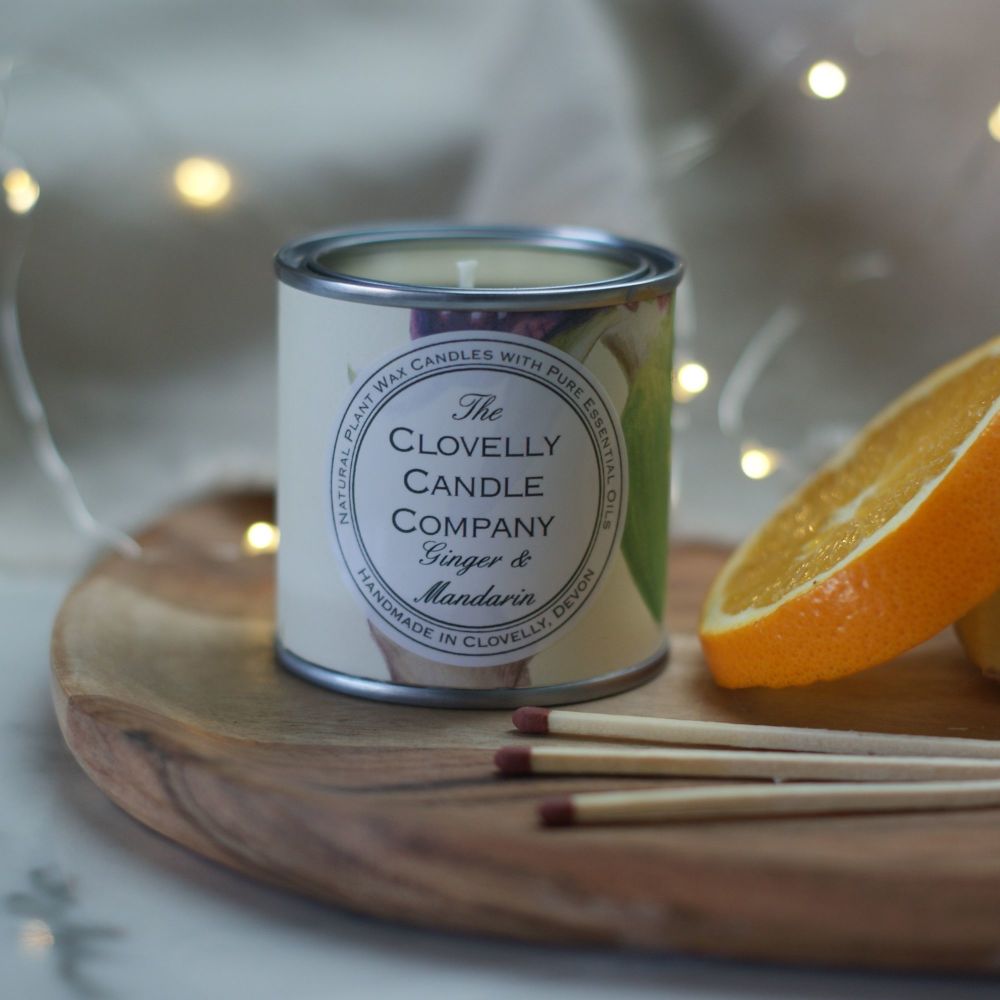 Clovelly Candle Co. Hand Poured Candle in Tin