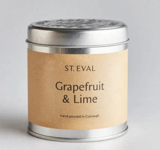 St Eval Grapefruit and Lime Tin Candle