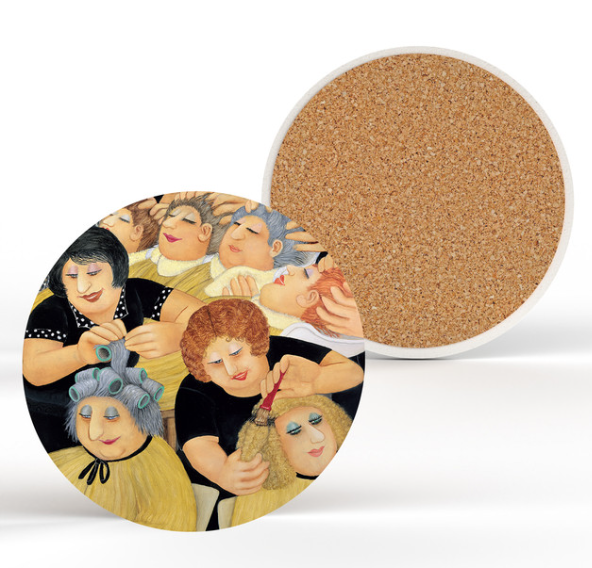 Beryl Cook Round Coaster