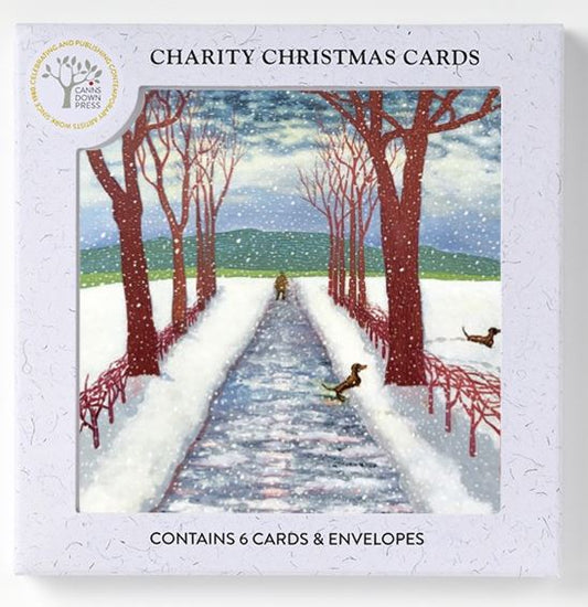 Hockney's Winter - AGBI Christmas Cards (Pack of 6)