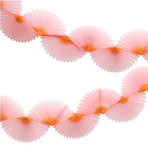 Honeycomb Fan Garland - Pink