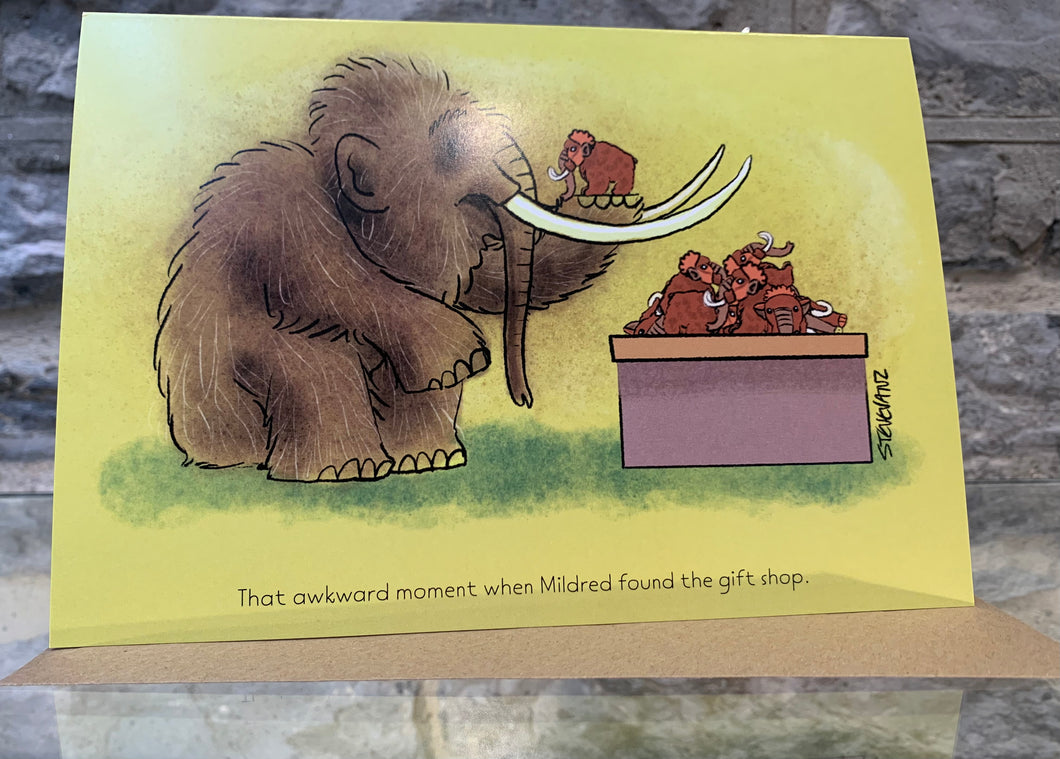 Mildred Mammoth Collection - Card Number 4 - Gift Shop