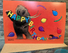 Load image into Gallery viewer, Mildred Mammoth Birthday Card
