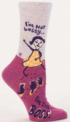 I'm Not Bossy Women's Socks