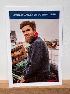 Janner Gansey Sweater Knitting Pattern