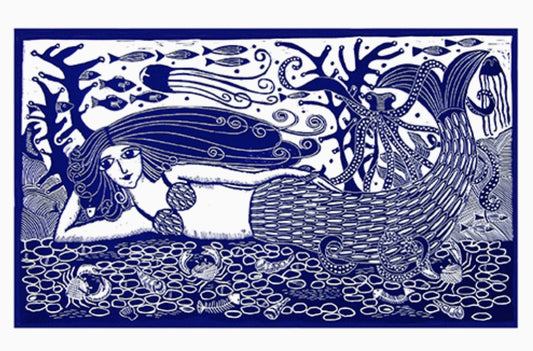 Little Mermaid Greetings Card