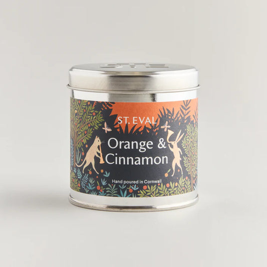 St Eval Orange and Cinnamon Christmas Scented Tin Candle