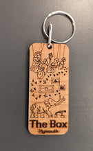 Load image into Gallery viewer, The Box Wooden Keyring
