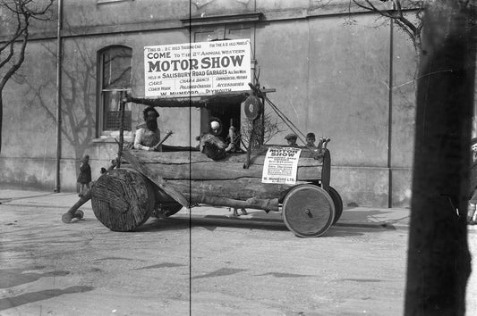 Advertising for the 2nd Annual Western Motor Show, Print