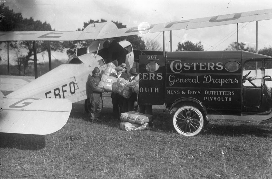 Roborough Airfield, Plymouth, 1920s, Print