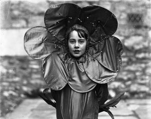 Girl in Flower Costumer, Print