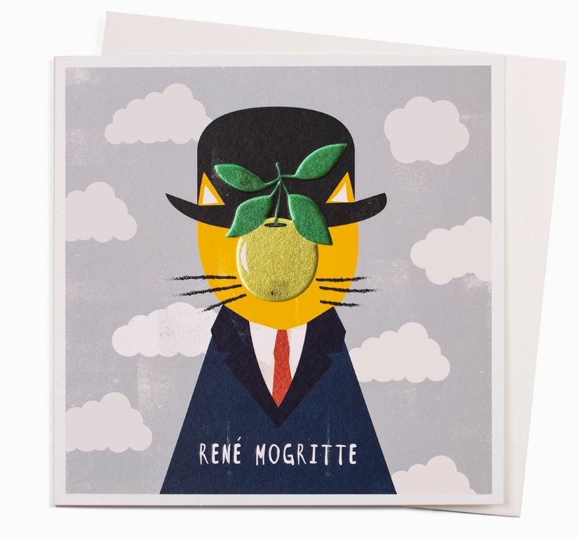 Rene Mogritte Art Card