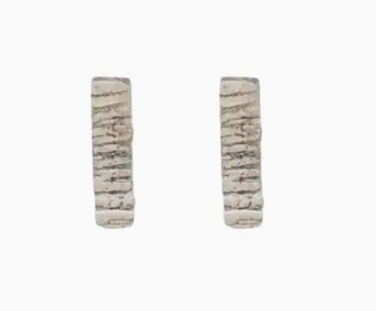 Sterling Silver Ingot Studs