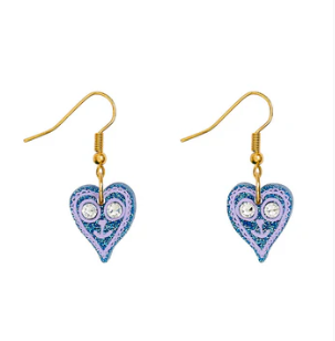 AM1 Heart Earrings