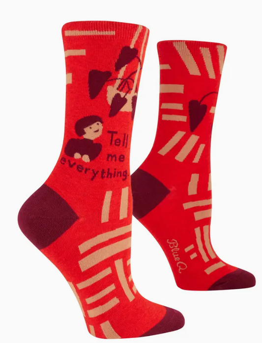 Tell me Everything Women's Socks