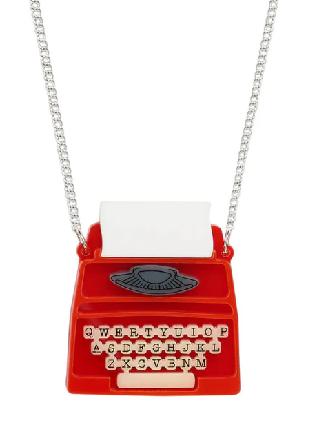 Typewriter Necklace