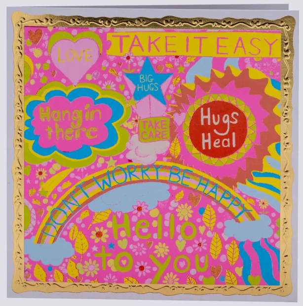 Take it Easy, Greetings Card