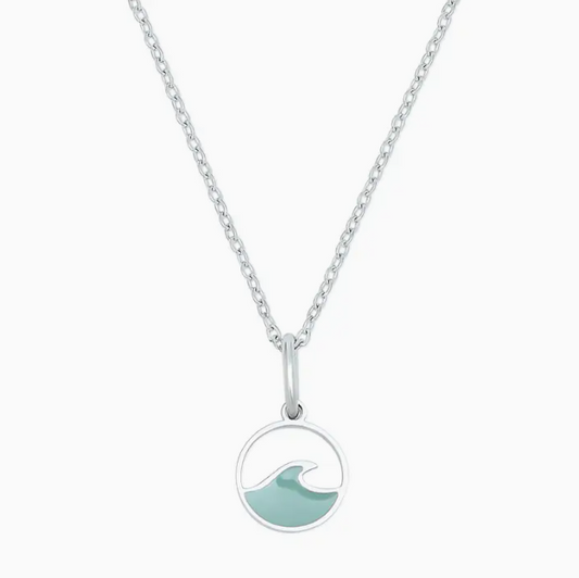 Wave Charm Necklace