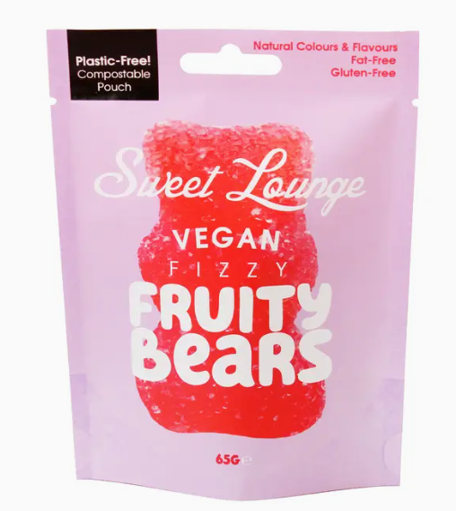 Vegan Fizzy Fruity Bears (Plastic-Free) 65g