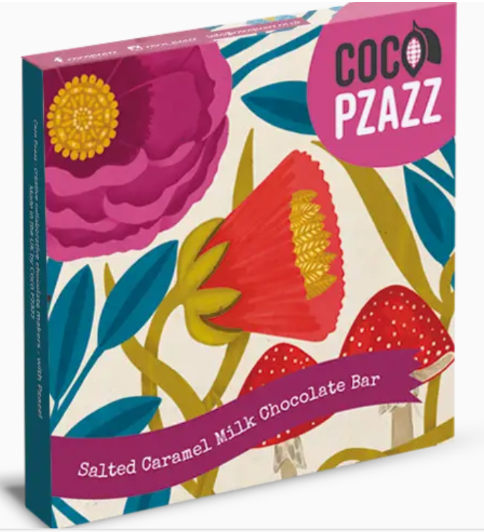Nina Pace Salted Caramel Milk Chocolate Bar 80g