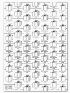 David Shrigley Gift Wrap - Poisonous Snake - Pack of 2 Sheets Folded