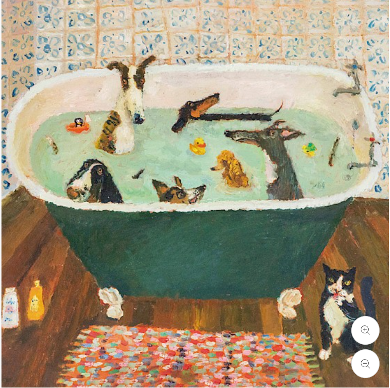 Bath Time Greetings Card