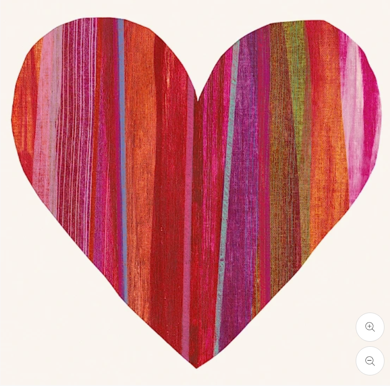 Big Heart Greetings Card