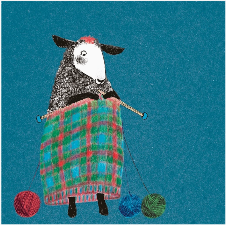 Tartan Woolly Greetings Card