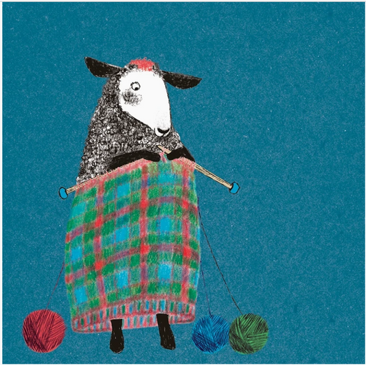 Tartan Woolly Greetings Card