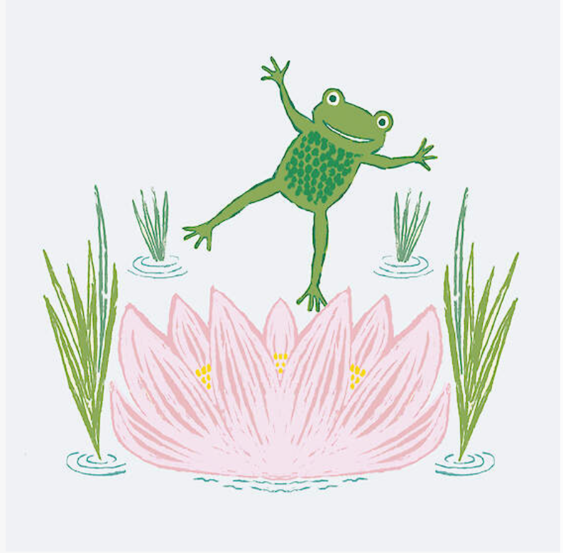 Pond Life Greetings Card