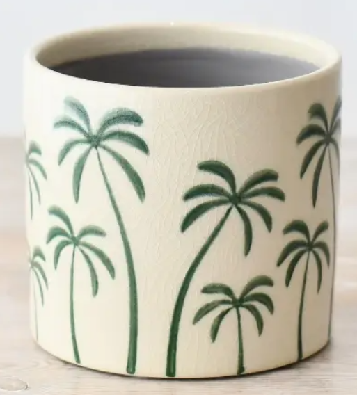 Palm Tree Plant Pot Planter, 11.7cm