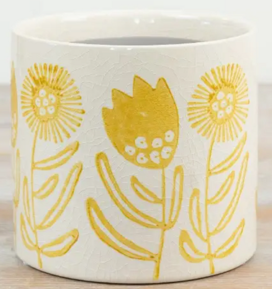 Sunflower Planter, 14cm