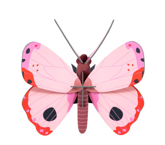 Rosora Butterfly 3D Wall Art