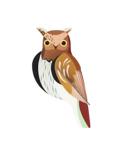 Garden Birds - Tawny Owl 3D Wall Art