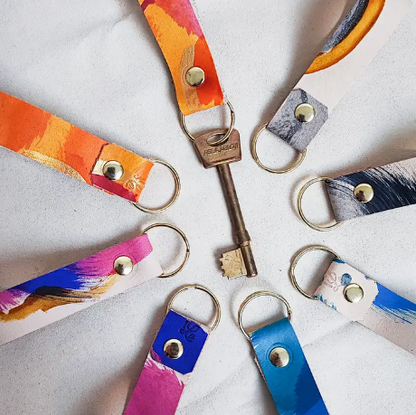 Leather Fob Keyring