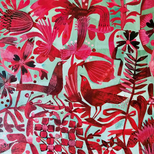 Red Cardinals Greetings Card