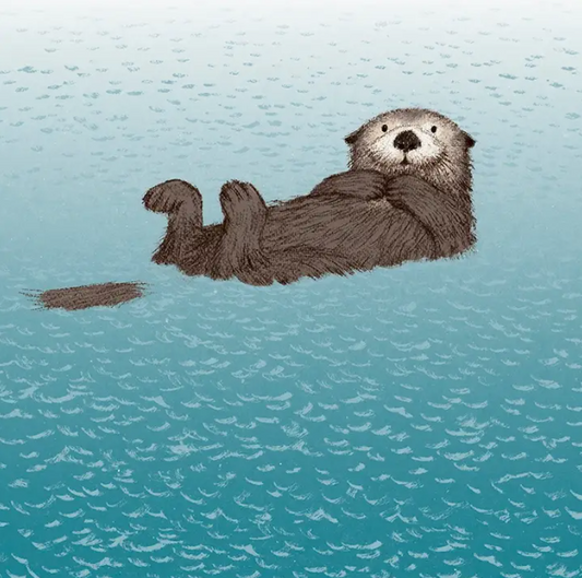 Sea Otter Greetings Card