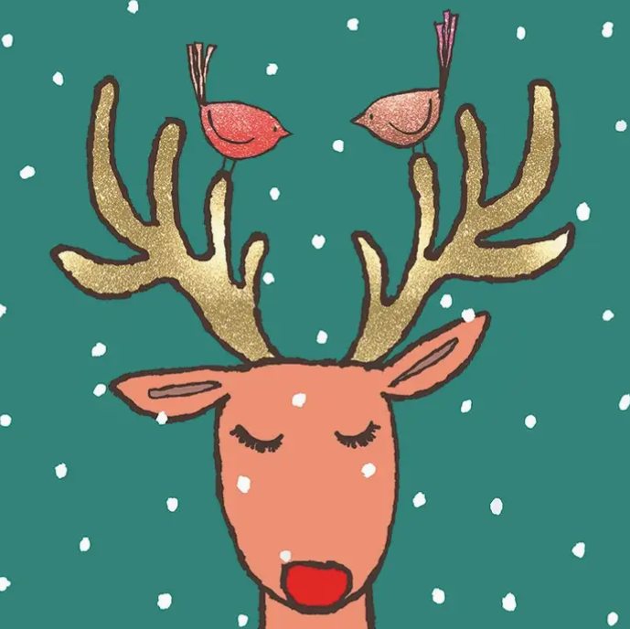 Hello Deer Greetings Card