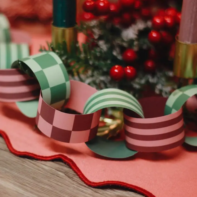 Tis the Season To Be Stripey - Christmas Paper Chain Kit