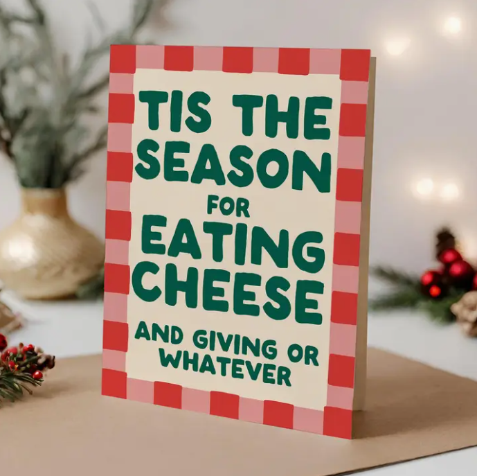 Cheese Christmas Card