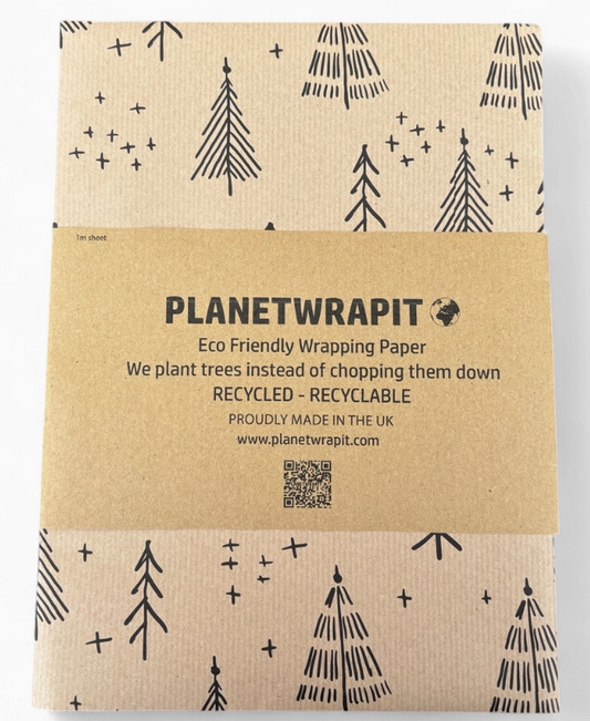 Recycled Kraft Gift Wrapping Paper - A4 Folded Sheets