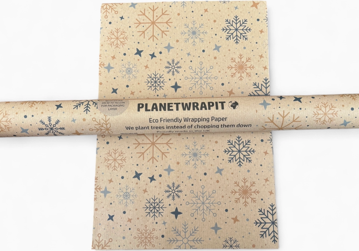 Recycled Kraft Gift Wrapping Paper - Rolls