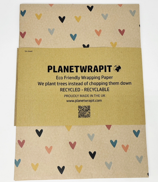 Recycled Kraft Gift Wrapping Paper - A4 Folded Sheets