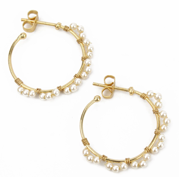 Wired Hoop Earrings