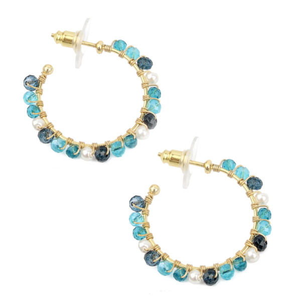 Wired Hoop Earrings