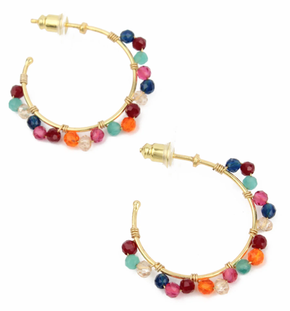 Wired Hoop Earrings