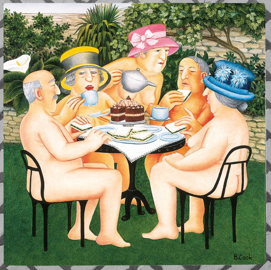 Beryl Cook Ceramic Art Panel Tiles Square 20cm x 20cm